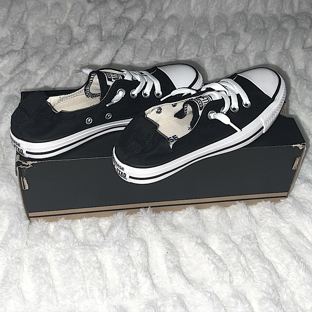 Converse ⭐️ All Star Shoreline Black Low Top Slip on Sneakers